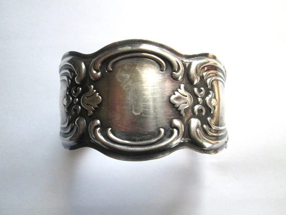 Gorham Silver Plate Cuff Bracelet - image 1