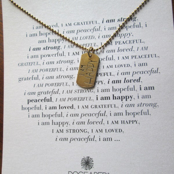 Dogeared Necklace Etsy