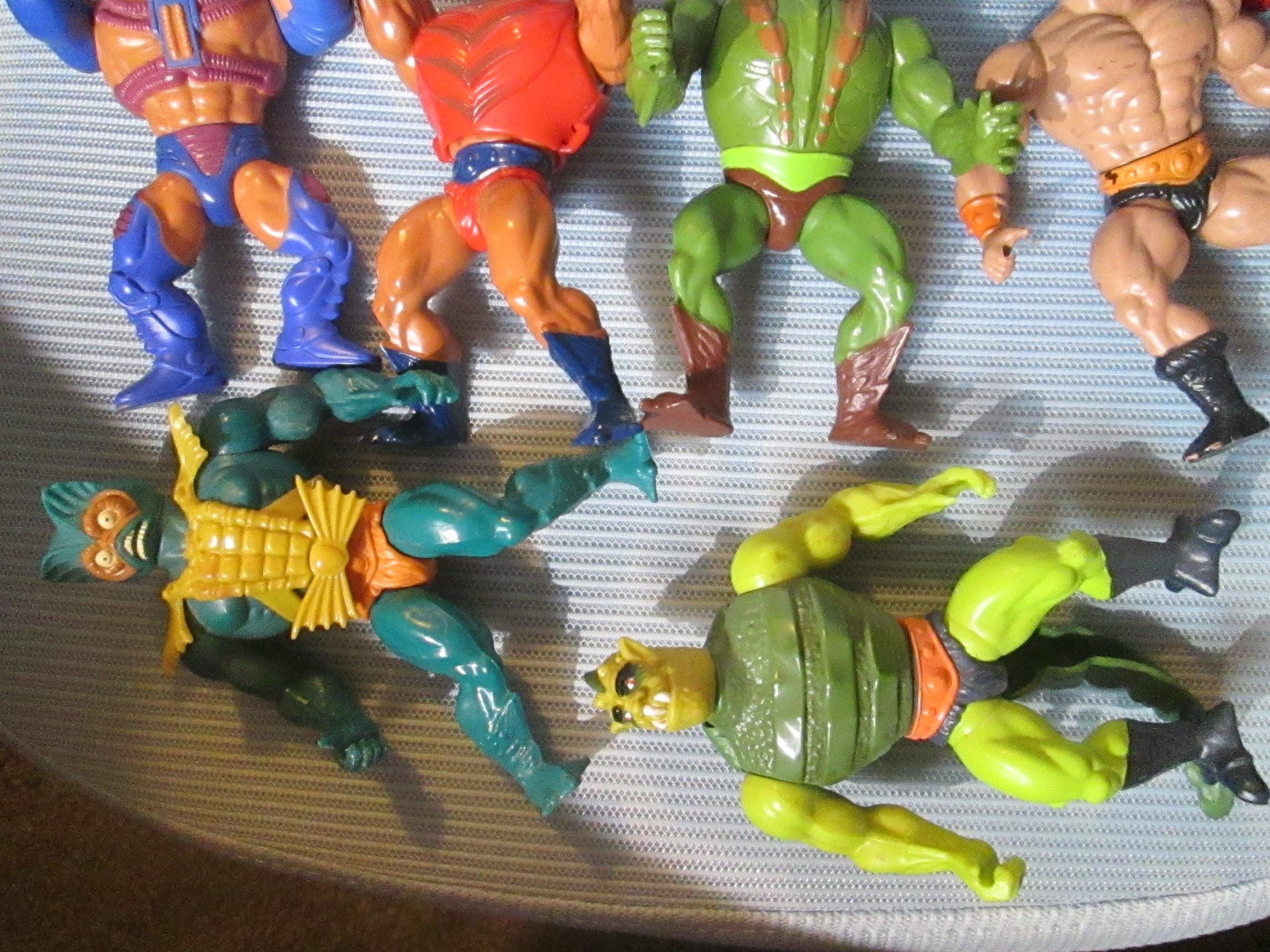 FIGURINE VINTAGE 80'S LES MAITRES DE L UNIVERS HE MAN MATTEL tigre EUR