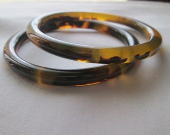 Faux reptile leather boho square stretch bangle