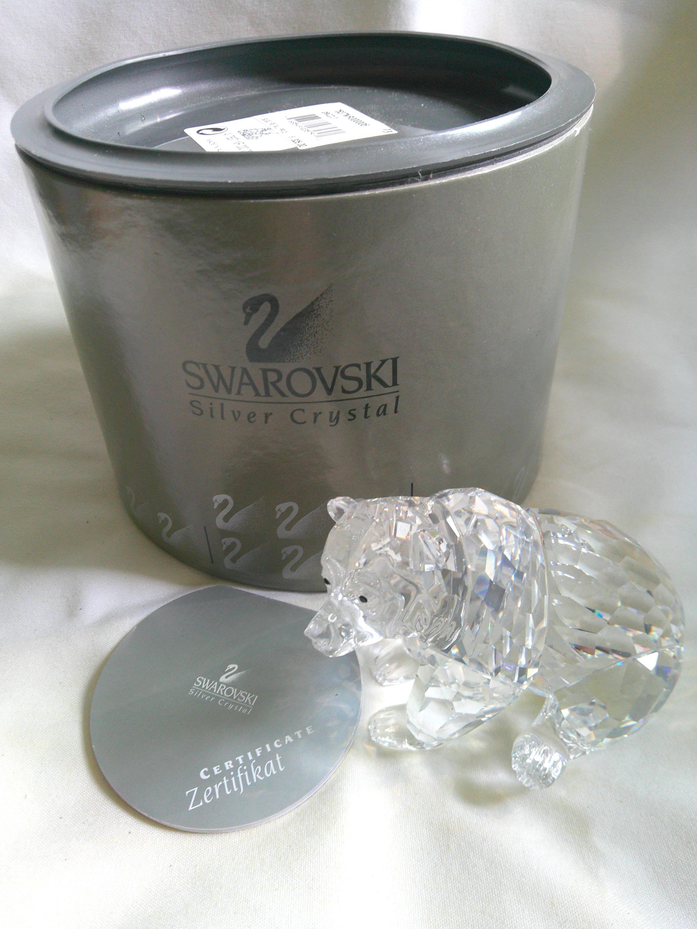 Swarovski Crystal Grizzly Bears - Etsy