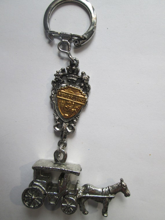 1970s New Orleans Carriage Horse Key Chain