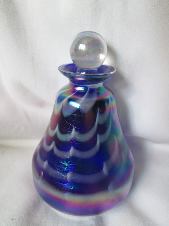 Art Glass Perfume Bottle - image 1