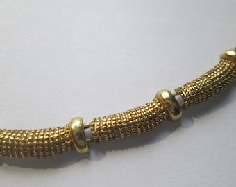 Vintage Avon Link Gold Choker Necklace