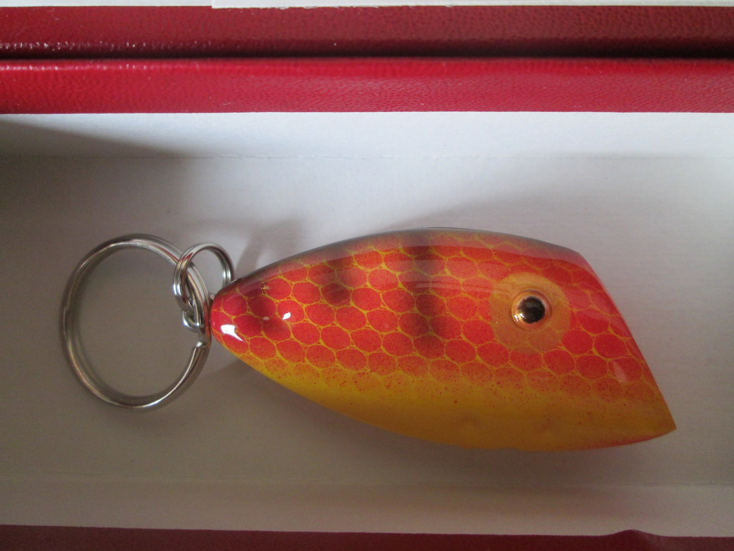 Pico Fishing Lure Keychain Orange in Box 