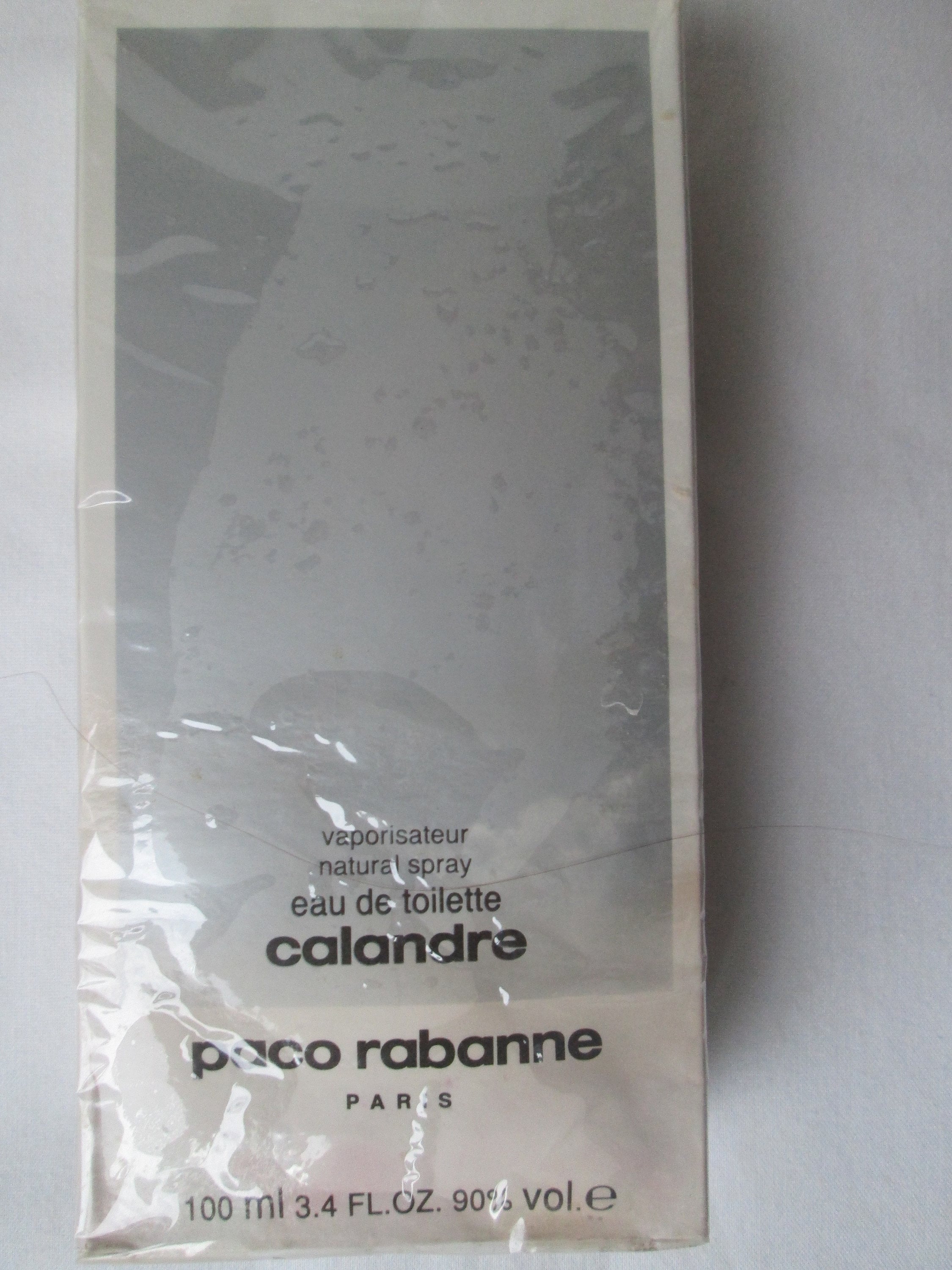 Rare Sealed Paco Rabanne 3.4Fl Oz Perfume Calandre
