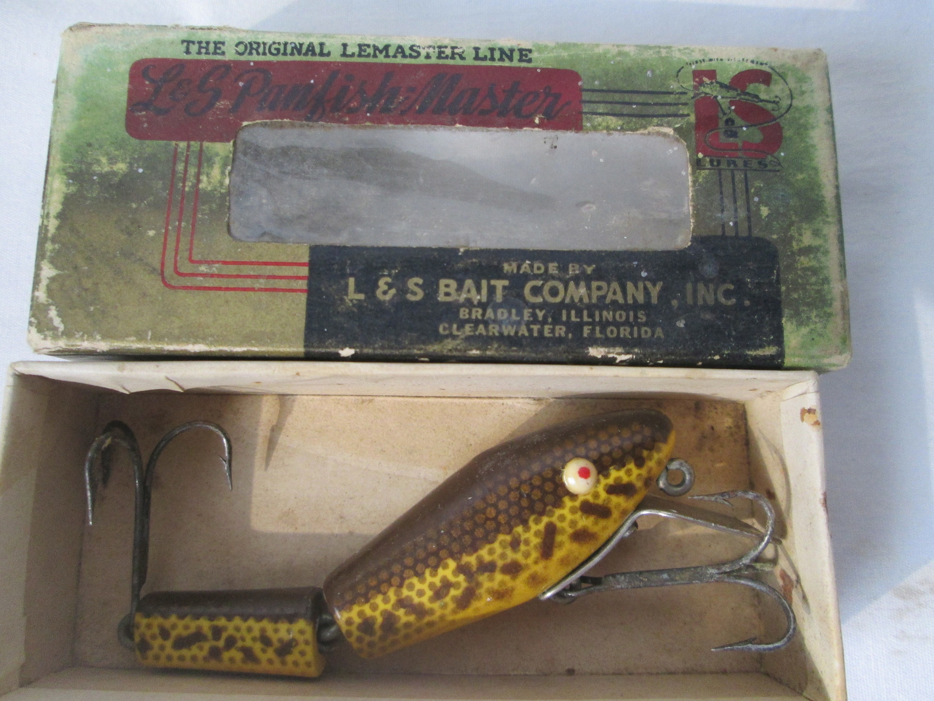 Vintage L&S Panfish Master Jointed Fishing Lure Lot of 2 
