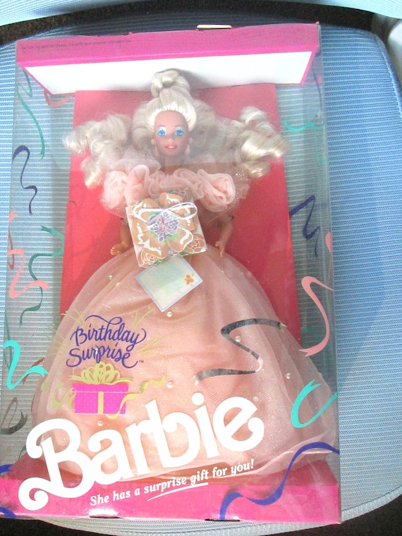 1991 Birthday Surprise Barbie in Box - Etsy