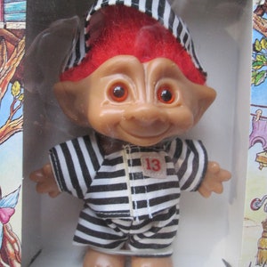 1990s Boxed Treasure Troll Doll Red Hair
