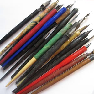 Vintage 18pc  Dip Pen Lot