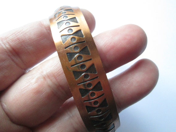 Native American Copper Cuff Bracelet