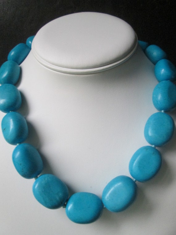 LUC Lucas Lameth Sterling Howlite  Stone Turquoise