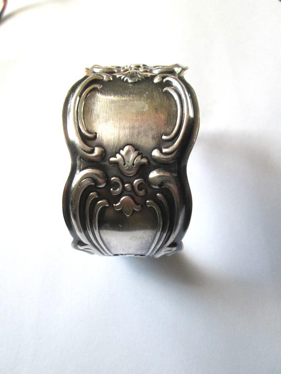 Gorham Silver Plate Cuff Bracelet - image 2