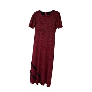 cut out burgundy dress Burgundy Rhinestone Mesh Cut Out Midi Dress – self-portrait-US main image 1