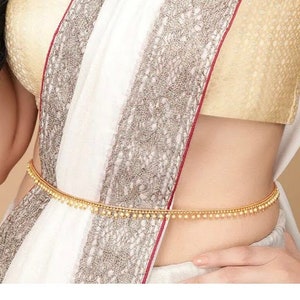 Belly Chain/ Waist belt /Pearl Waist Chain/Indian Belly chain/Kamarbandh/Vaddanam/Kamarpatta/South Indian Jewelry/ Jewelry Belt/ Sash/ tagdi