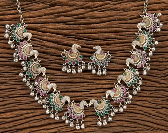 Oxidised Necklace - Etsy Australia