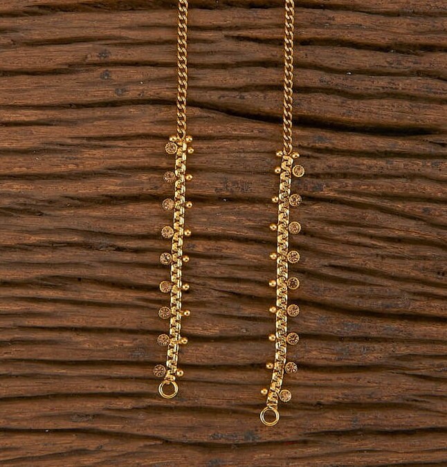 Ear Chain Gold kaanchain kansahar sahara Sahare Bahubali Eaarrings champasaralu Earrings Maattal Hair Chain Accessories For Earrings