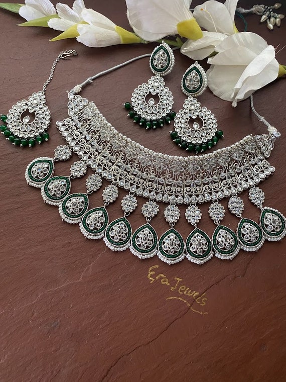 Choker polki necklace clearance