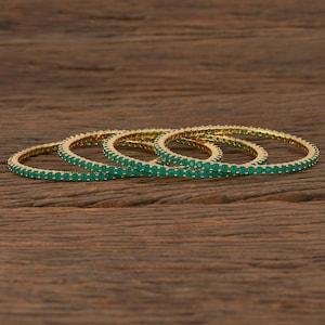 Emerald Bangles /CZ Bangles/ Indian Bangles/Diamonds Bangles/Emerald bracelets/Bridal bangles/Pakistani Jewelry/One gram gold Jewelry