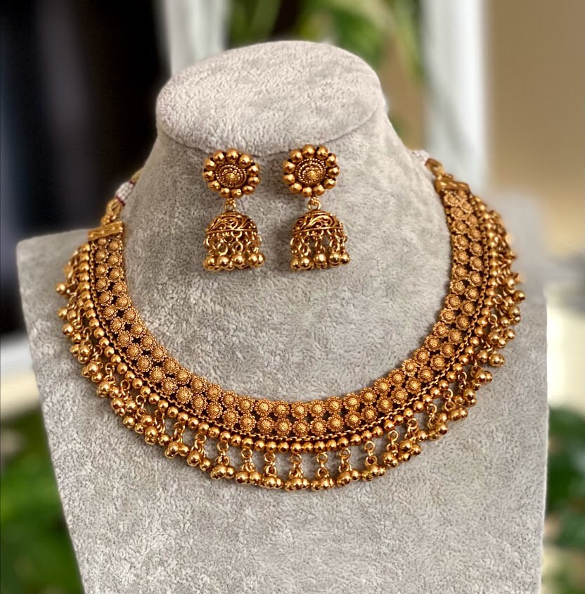 Gold Necklace/ South Indian Jewelry 