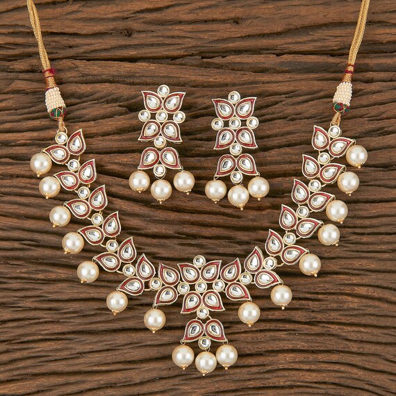 Kundan Choker/mint Green Kundan 