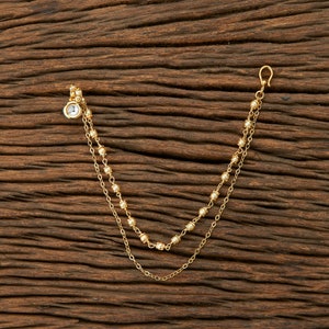 Nose cuffs /Fine kundan nose ring/nose ring with chain /Indian nose ring/ Nath/Indian Nose Ring/nose studs/clip on/ bridal nosering/nose pin