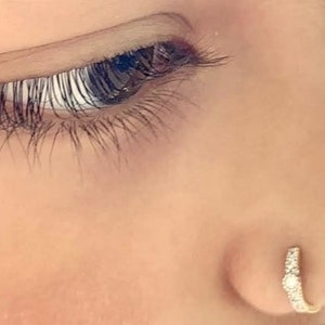 Faux anneau de nez/paire d&#39;anneaux de nez indiens/anneau de nez/anneau de nez en or/anneau de nez CZ/NO Piercing nosering/boucle d&#39;oreille à clip/boucle de nez bohème
