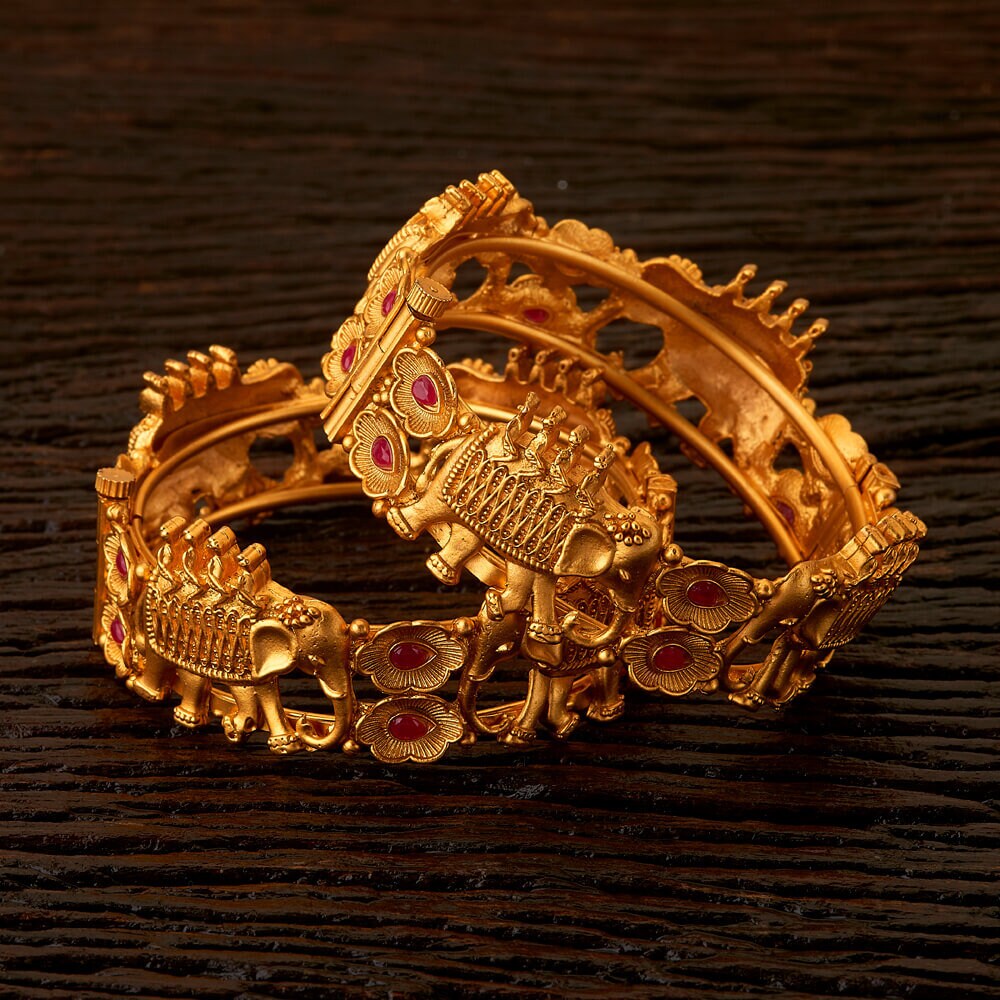 Gold Bangles/Indian Bangles/matte gold Kada/openable Etsy