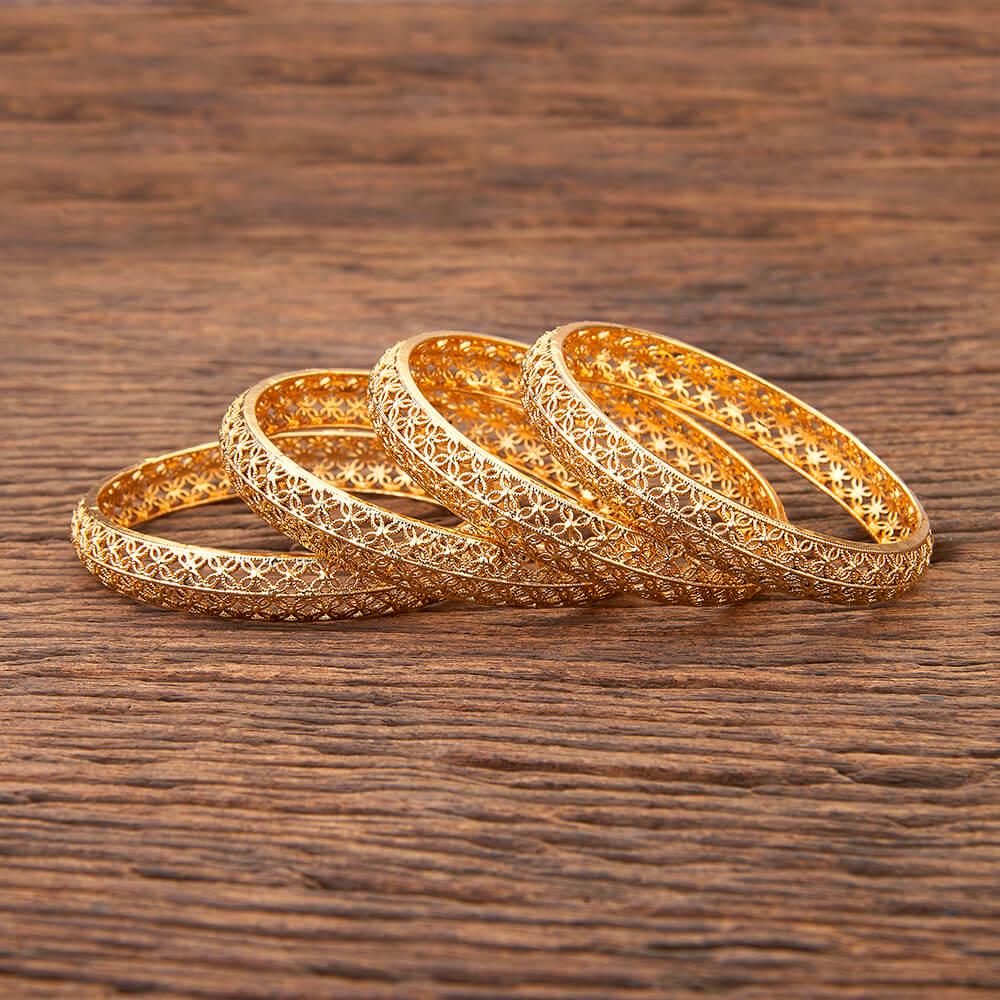 Antique Gold Bangles/Indian Bangles/ Bangles set /Bangle Pair/ Gold bangles/Antique gold kada/Temple jewelry /South Indian Jewelry/Chudi