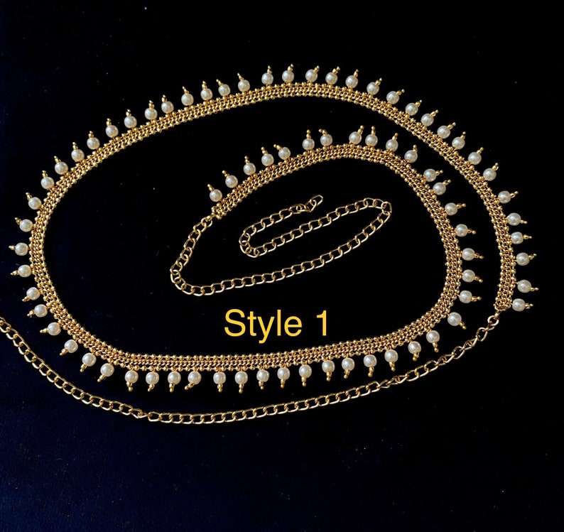 Belly Chain/ Waist Belt /pearl Waist Chain/indian Belly Etsy