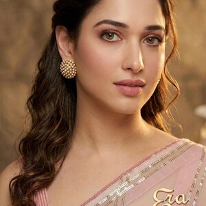 Pearl Kundan Studs: Antique Gold Indian Earrings image 4