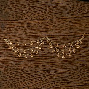Ear Chain/ Sahare/Pearl kaan chain/ Earing support chain/Indian Jewelry/ Pakistani Jewelry/Bahubali Eaarrings /Kaan sahara /hair accessories