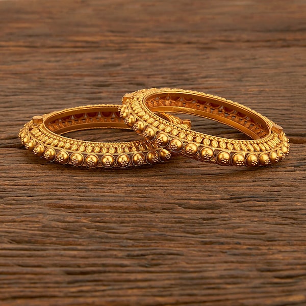 Matte Gold Bangles/Openable kada/ Indian Bangles/matte gold Kada/Amrapali bangles/temple jewelry/Gold bangles/ South Indian jewelry