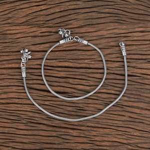 Oxidized silver Anklet/ German silver / Black metal finish / Indian Traditional Anklets / Indian Payal / Golusu / Casual wear/boho jewelry