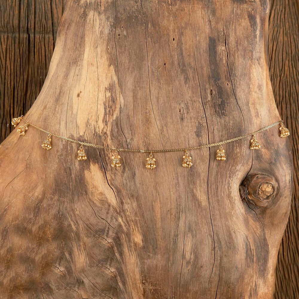 Gold Belly Chain/Polki Waist Belt/ Kamarbandh/ Vaddanam/ Kamarpatta/ Indian Jewelry/ waist belt/ Jewelry Belt/ Sash/ South Indian Jewelry