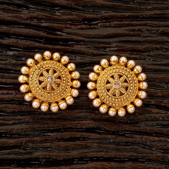 One gram gold stud hotsell earrings