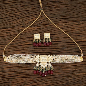 Kundan Choker/Fine Kundan Ruby Choker/Indian Bridal Necklace /Pink Choker/kundan Choker Necklace/Sabyasachi Necklace/Pakistani jewelry