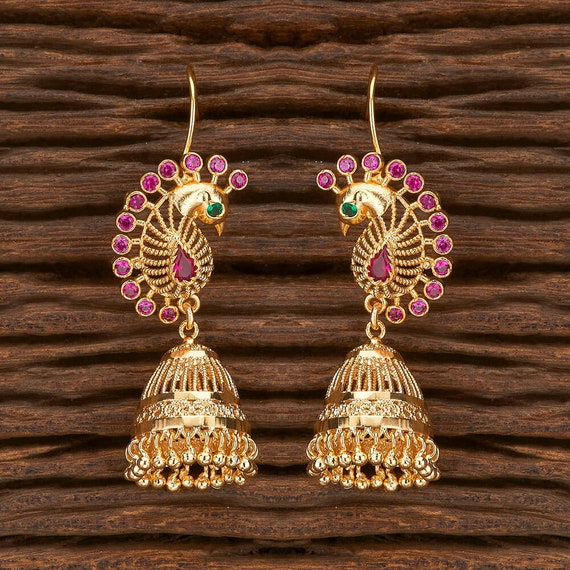 Gold jhumka bali images Clearance