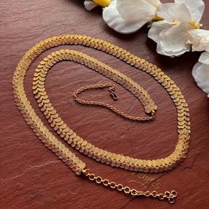 Belly Chain/ Waist belt /Gold Waist Chain/Indian Belly chain/Kamarbandh/Vaddanam/Kamarpatta/South Indian Jewelry/ Jewelry Belt/ Sash/ tagdi