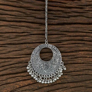 Maang tikka/oxidized Tikka/Boho Jewelry/Afgani Jewelry/Indian Jewelry/Matha patti/ Indian forehead jewelry