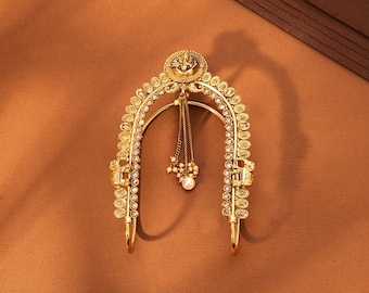 Laxmi Banju Bandh/ Vanki/ polki Ananta/ Angada/ Armlet/ Indian Jewelry/  Gold Baju bandh/ Antique Vanki/ Indian wedding jewelry/ Temple