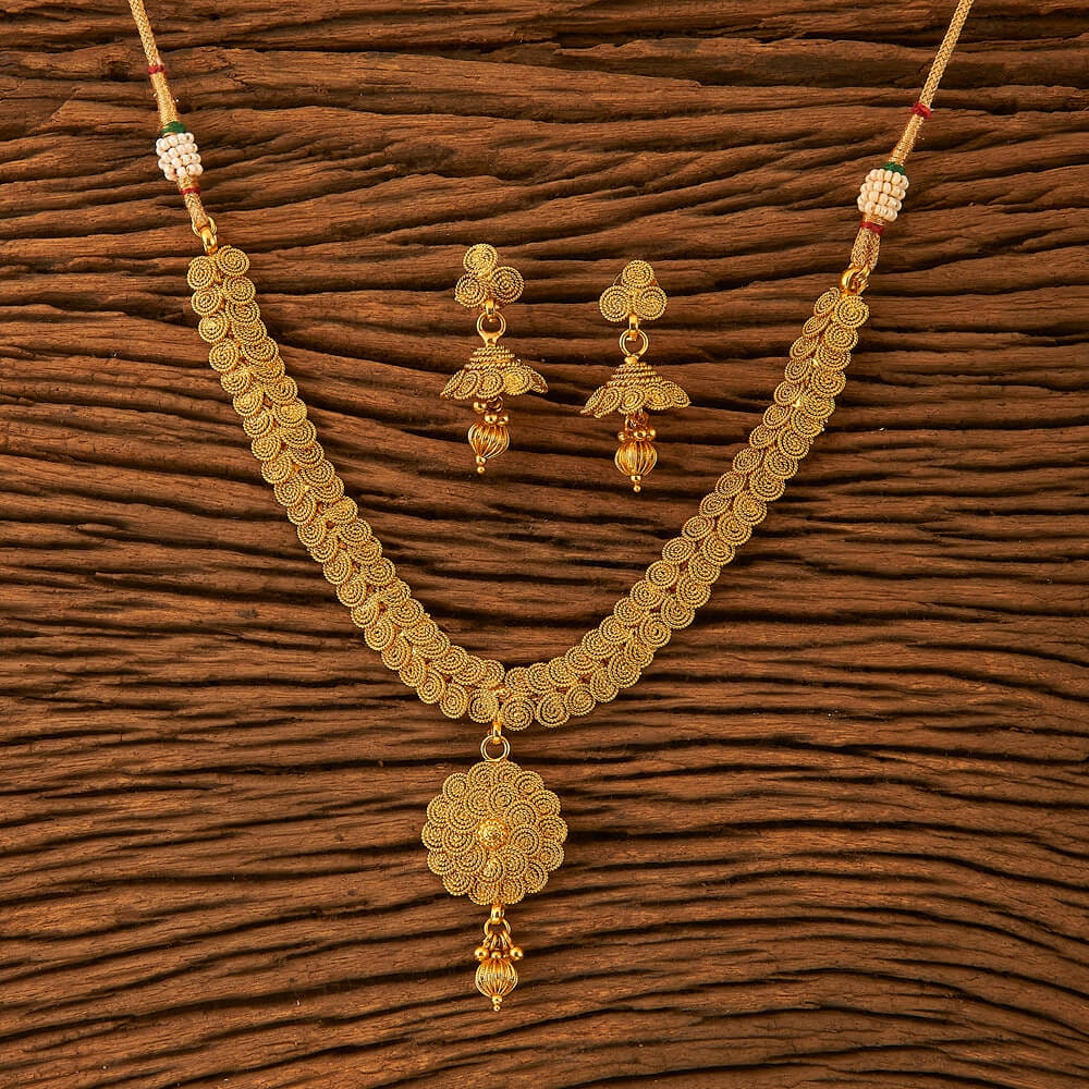Gold Necklace/ Indian Jewelry/ Indian 