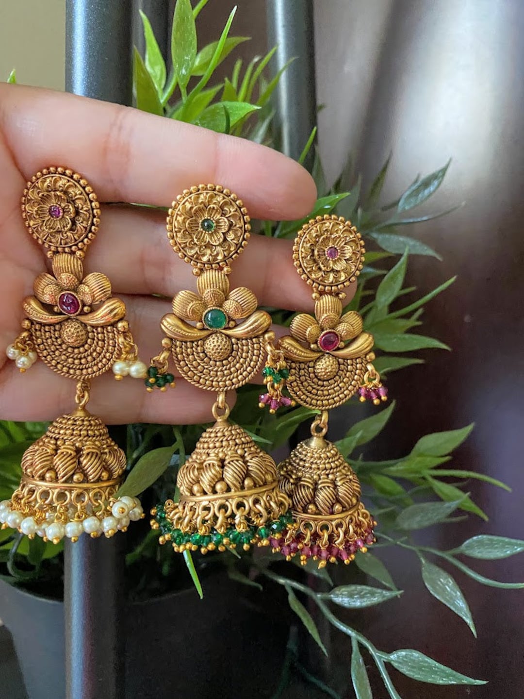 8 8 grams gold earings ideas  gold earrings designs, gold earrings indian,  gold jewellery design