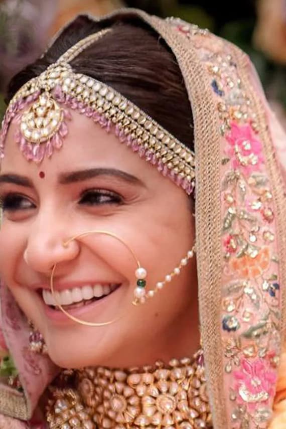Bridal Nose Ring Designs In Gold That You'll Love To Flaunt