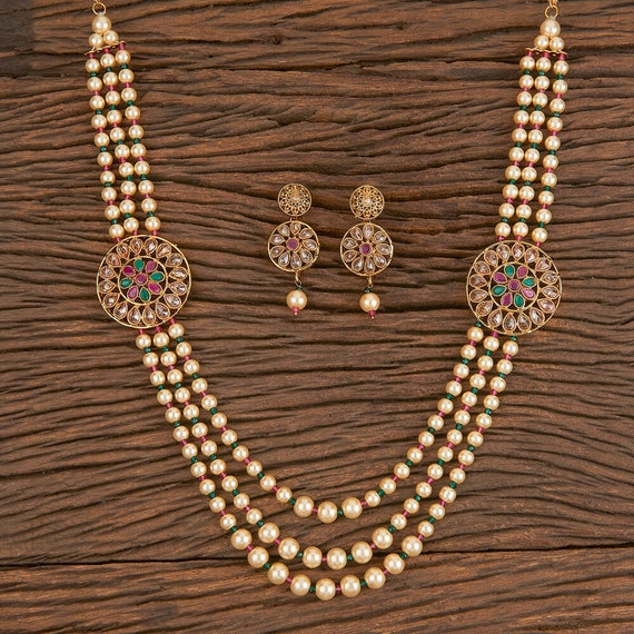 Long Pearl Necklace - Temu