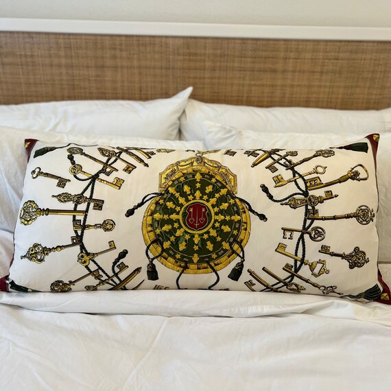 Louis Vuitton LV Love Vintage Silk Scarf Pillow