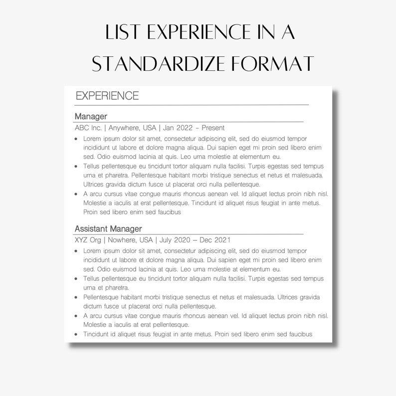 Modern - Resume Template - Microsoft Word File - Job Search ...