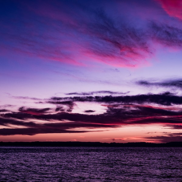 Sunset in Sea of Cortez