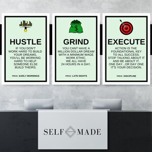 Entrepreneur Quotes Hard Hustle Grind Execute Motivational Etsy Bookmark them, screen shot them and use them to fuel your own journey. usd