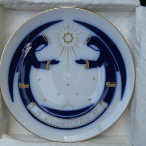 KPM Christmas Plate in the Box - Collectible Series X-mas Plate - 1987 - As Found at the Market